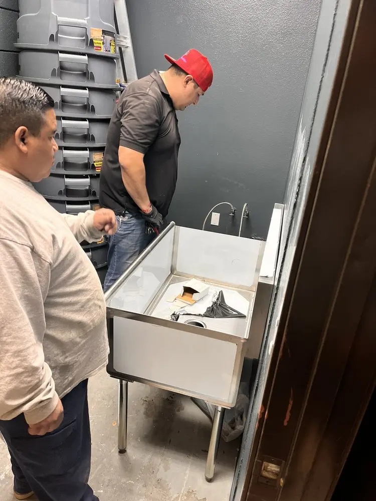 Commercial plumbing and sink installation in Castro Valley
