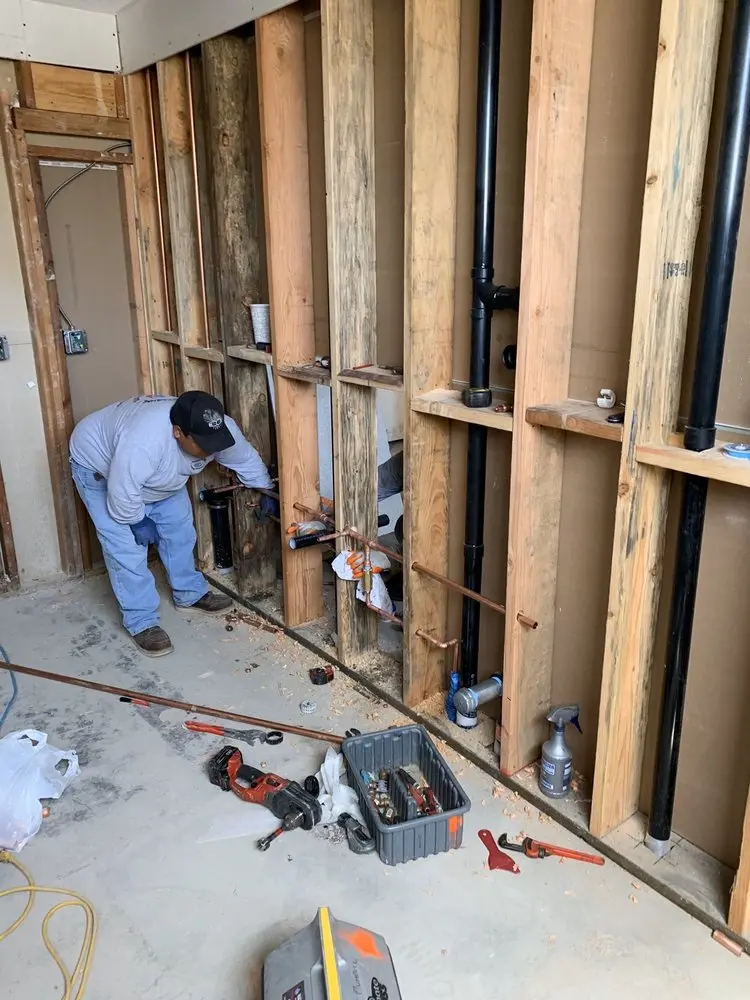 Commercial rough-in plumbing for Gas Line Repair in Castro Valley
